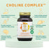 PURE SYNERGY Choline Complex - Vegan Supplement Made with Organic Whole Foods for Pregnancy, Brain, and Liver Health