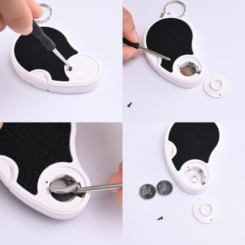 TECHSHARE Lighted Magnifying Glass, 5X Handheld Pocket Magnifier, Illuminated Folding Magnifier for Reading Coins - 45