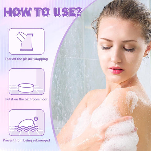 Shower Steamers 24 Pack - Shower Tablets with Natural Ingredients, 8 Different Scents, Individually Wrapped