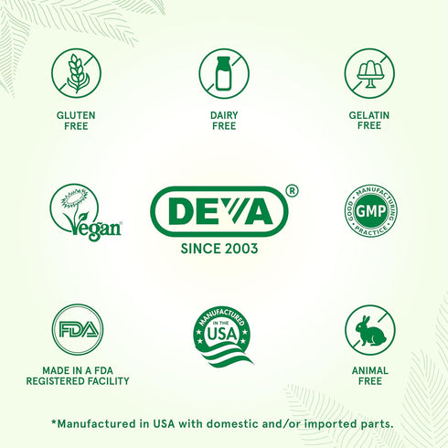 DEVA Vegan Vitamin D2 800 IU Ergocalciferol Supplement, 90 Tablets, Pack of 2, No Animal Ingredients
