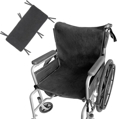 Waterproof Wheelchair Pad, Reusable Incontinence Underpad Fastened to Wheelchair for Adults and Kids