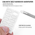 Pre-treatment Cuticle Pusher, Dual Ended Cuticle Remover with 100/180 Grit Sandpaper Sheets for Nail Care and Prep