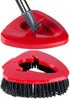 Spin Mop Scrub Brush Head Replacement - Compatible with O Cedar EasyWring System, Hard Bristles