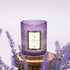 Toptime 100% 5.3OZ, 30HR Lavender Scented Candle, Purple Glass Jars - Natural Soy, Burn Time Aromatherapy for Home