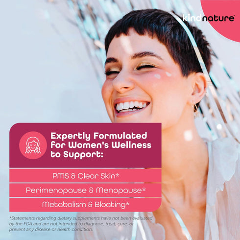 Kind Nature Evening Primrose Oil Gummies - Natural PMS Support for Women, 1000mg per Serving, with Black Cohosh