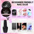 Makartt Solid Nail Glue Gel: Nail Glue for Press on Nails (2pcs), Strong Fake Nail Bonding Gel