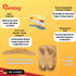 Pedag Holiday 3/4 Length Sheepskin Orthotic Inserts, Handmade in Germany, Arch Support, Tan, 1 Pair, US Women 11 / EU
