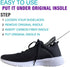 Insole,1 28.5cm(Men 12/Women 13) Carbon Fiber Shoe Arthritic Insert,Very Rigid piece Size