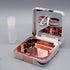 Contact Lens Case, Portable Cute Eye Contacts Applicator Remover Tool Kit with Mirror Solution Bottle for Travel Outdoor