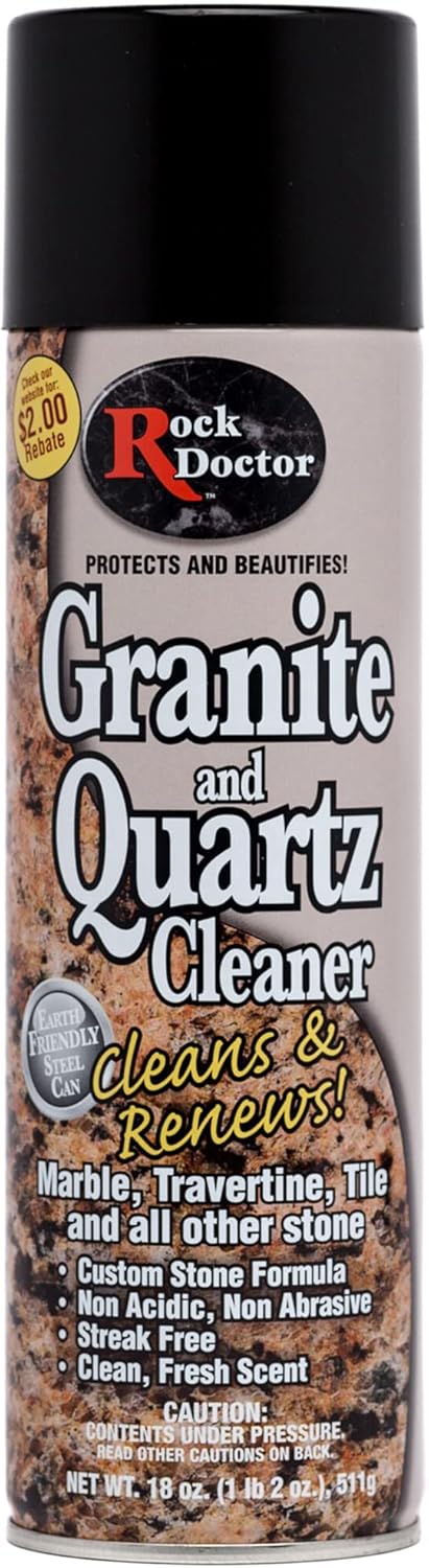 Rock Doctor Granite Cleaner, 18 oz Surface Cleaner Spray for Granite/Marble Countertops