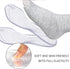 2 Pairs Arch Support Cushion Insoles, Gel Adhesive Anti-Slip Inserts for Plantar Fasciitis Pain Relief for Men and Women