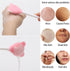 Tbestmax Manual Facial Brush, 2-in-1 Skin Cleansing Cleaner, Silicone Scrubber for Deep Pore Exfoliation, 10 Pcs