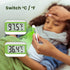Femometer Digital Thermometer for Adults and Kids, Fever Alert, Memory Recall, C/F Switchable for Oral, Rectal or Under
