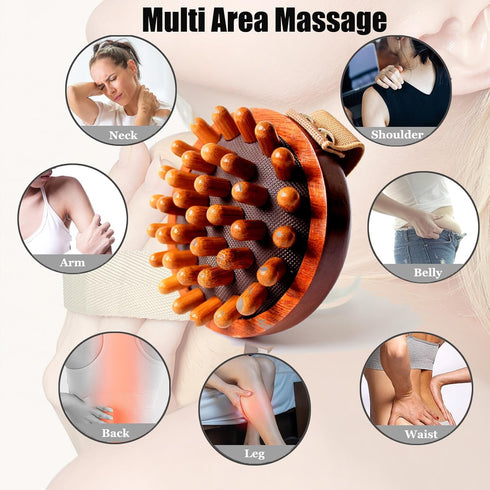 Lymphatic Drainage Massager & Anti Cellulite Massage Tool, Reduce Stretch Marks & Cellulite, Meridian Massage Body