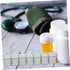 Portable Weekly Pill Organizer for Travel Medicine Kit