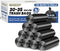 30-35 Gallon Trash Bags, 1.5 Mil, Large Black Garbage Bags, 100 Count for Home Kitchen Commercial Lawn and Leaf