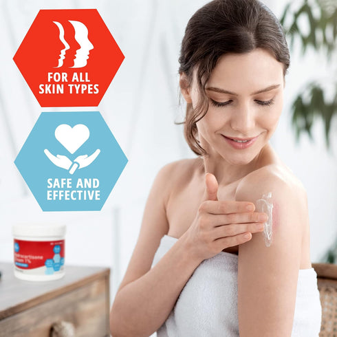 Medpride 1% Hydrocortisone Cream - Maximum Strength Itch Relief for Mosquito Bites, Eczema, Dermatitis - 16 oz