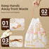 YUA 13 50 Count 13 Gallon Trash Bags Drawstring, Tall Kitchen Trash Bags, Sturdy Large Trash Bags, Cute Rabbit Printed