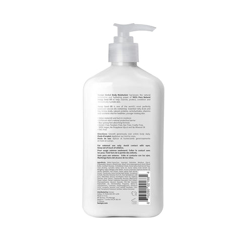 Hempz Sensitive Skin Herbal Moisturizer: Soothing Lotion with Oatmeal, Shea Butter, Cocoa, Hemp, Mango Seed - 17 Fl Oz