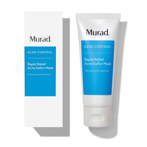 Murad Rapid Relief Acne Sulfur Mask - Acne Control Clay Face Mask with Salicylic Acid - 2.5 fl oz