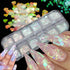24 Grids Holographic Nail Sequins, 1 Pcs Nail Art Tweezers, Iridescent Mermaid Flakes for DIY Nail Art Decoration