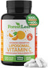 ForestLeaf Liposomal Vitamin C 1000mg Capsules - High Absorption, Immune Booster with MCT Oil, 120 Vegan Pills