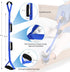 HOOMTREE 39 Inch Long Leg Lifter Strap with Padded Handgrips and Foot Loop,Rigid Leg Lifter Hip&Knee Replacement