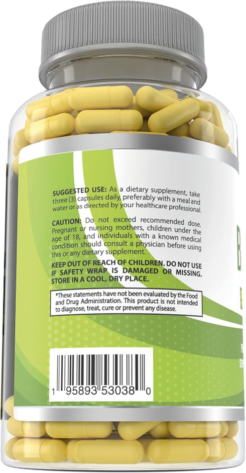 Berberine Complex, 1200mg Berberine HCL Plus 200mg Organic Ceylon Cinnamon, 90 Capsules