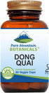 Pure Mountain Botanicals Dong Quai Capsules, 500mg Dong Quai Root Supplement, Kosher Vegan Caps