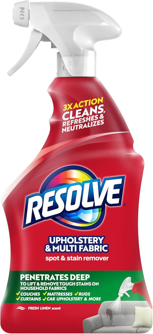 Resolve Liquid Multi-Fabric Cleaner and Upholstery Stain Remover, 22 fl oz