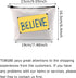 TOBGBE TV Show Gift Believe Makeup Bag Funny Believe Gift for Women TV Show Merchandise Soccer Football Lover Travel Case (Believe bag)