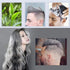 Unisex Hair Wax Color Dye Styling Cream Mud, Washable Temporary Pomade for Natural Hairstyle, Party Cosplay (Ash Matte