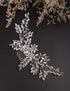 Rhinestone Crystal Flower Bridal Hair Comb Bridal Headpieces for Wedding Bridal Headpiece Wedding Headpiece for Bride for Women Girls Silver