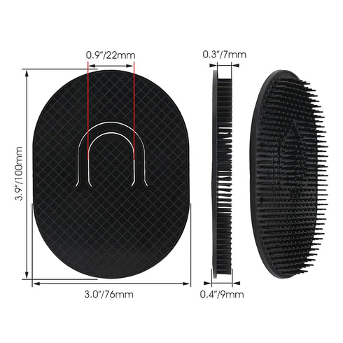 Segbeauty Scalp Massage Brush, 6 pcs Shampoo Brush Floral Shower Comb, Pocket Hairbrushes Set for Hair Growth
