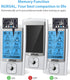 NURSAL 24 Modes TENS Unit Muscle Stimulator with 8 Pads for Back and Shoulder Pain Relief