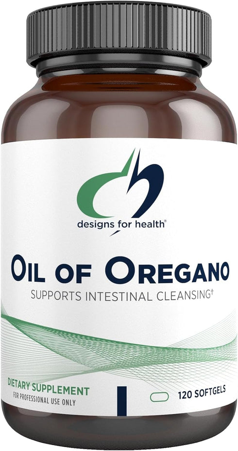 Designs for Health Oil of Oregano Softgels - Oregano Oil Supplement with Highly Concentrated Carvacrol, 120 Softgels