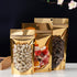 300 Pcs Mylar Bags for Food Storage - 4x6 Mylar Bags with Window Stand Up Bags, Small Resealable Smell Proof Mylar Bags