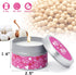 Set, 4 Pack 4.4 oz Tuitessine Valentines Day Scented Candle Gift Aromatherapy Made from Essential Oil, Candles for Home