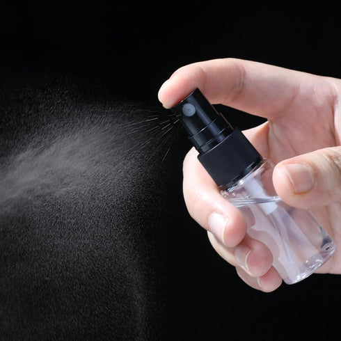 longway 15 PCS 0.5oz/15ml Transparent Empty Fine Mist Spray Bottles with Cap, Small Refillable Containers