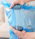 100pcs Small Tear-Free Drawstring Trash Bags, 1.1 Mil Thick, 4 Gallon Unscented Garbage Bags for Bathroom