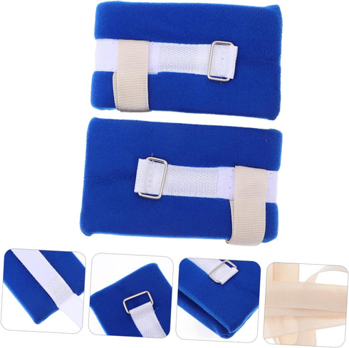 YOSADIER 2Pcs Bed Limb Holders for Elderly Fall Prevention Medical Belt for Hands Feet Straps to Enhance Efficiency