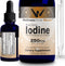 WellnessOne Iodine Drops for Thyroid Support - Fast Acting Liquid Iodine Supplement