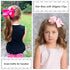 Red Hair Bows for Girls and Toddlers, 6 Pcs Red Bows in Various Sizes