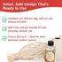 Set 3-Month 300 Skeeter Screen Patio Egg Diffuser Decorative Essential Oil with Supply No Flame or Power Includes
