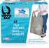 Hippo Sak Tall Kitchen Garbage Bags, 13 Gallon, 45 Count, Ergonomic Handles, Made from Recycled Plastic