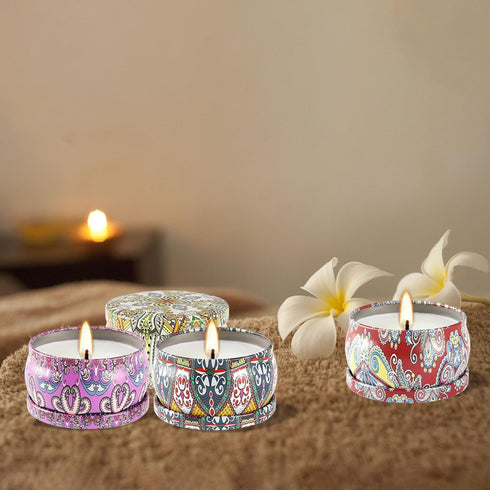 Wfmolcand 24 Pack Set 2.5 oz Sets Set Scented Candles Gift for Women, Aromatherapy Candle Gift for Mom,Soy Candle