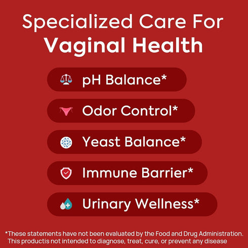 HerAur Immune Probiotic,60CT e Vaginal Probiotics for Women - pH Balance, Healthy Vaginal Odor, Vaginal Flora, Yeast
