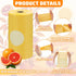 Qeeenar 20 Rolls/300 5 Disposable Diaper Sacks with Red Orange Scented Refill Bags Waste Bags with Dispenser