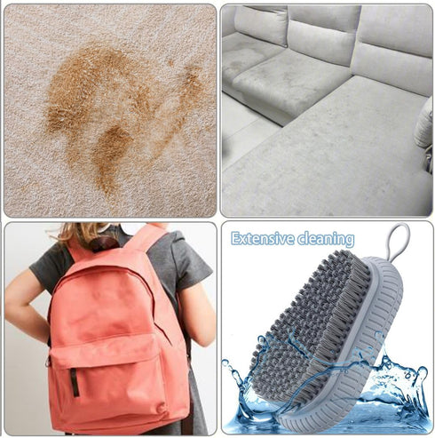 2 Pack Cleaning Scrub Brush for Laundry Carpet - Laundry Brush for Stains on Clothes, Scrub Brushes for Cleaning