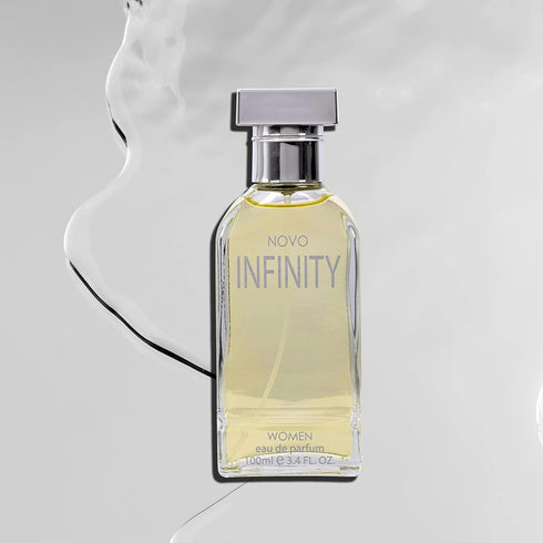 Novo Infinity Eau De Parfum Spray for Women, 3.4 Fluid Ounce, Refreshing Citrus Floral & Musk